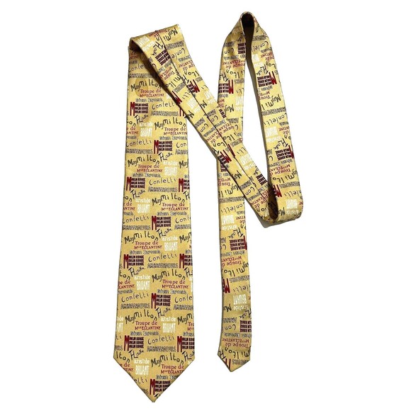 Art Institute of Chicago SILK Necktie Tie Cabaret Art Moulin Rouge‎ Collectable - Picture 2 of 6